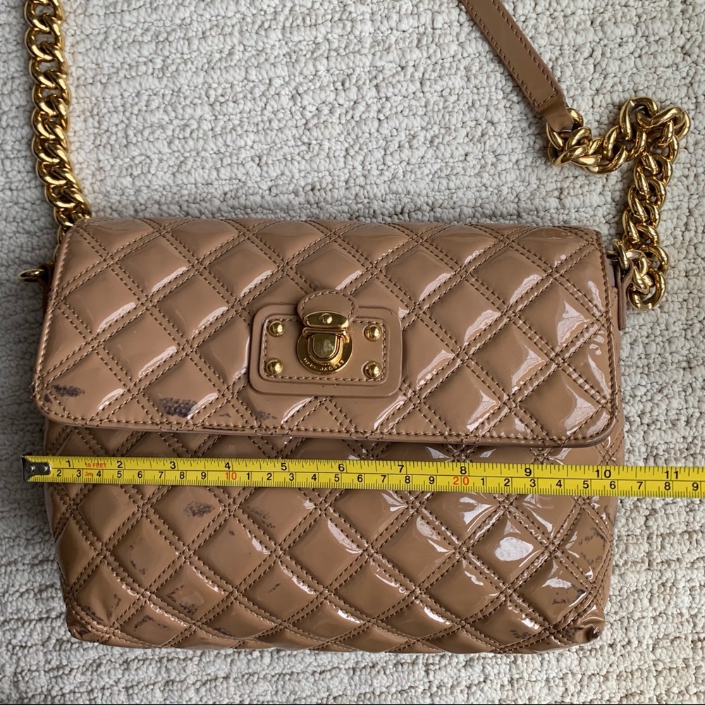 Marc Jacobs Large Quilt Patent Leather Bag